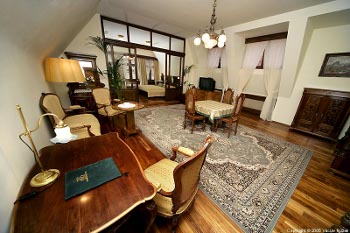 Prezidentské apartmá - obývací pokoj